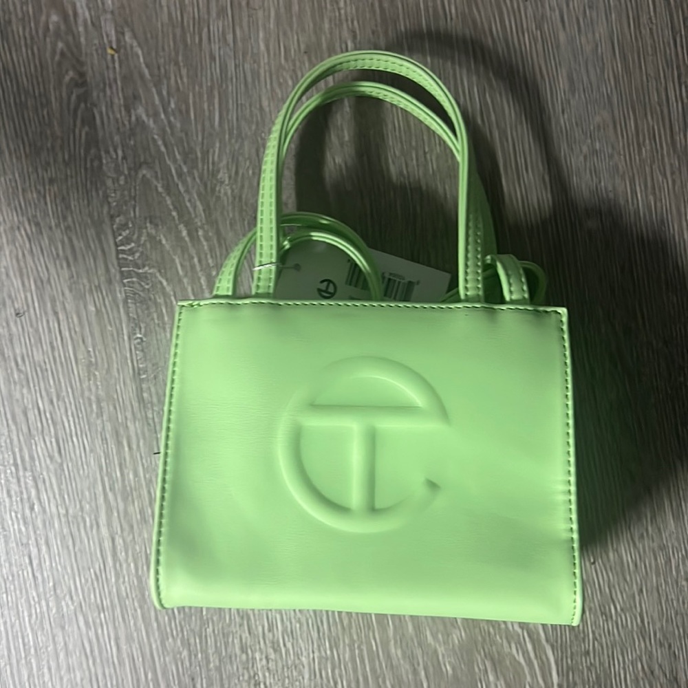 Telfar small bag Neon Green